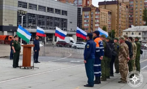 В зону проведения СВО отправилась очередная группа бойцов из Уфы