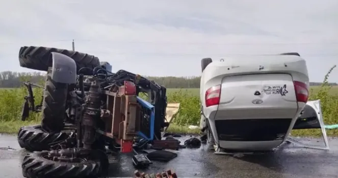 Трое жителей Башкирии погибли в ДТП с участием трактора