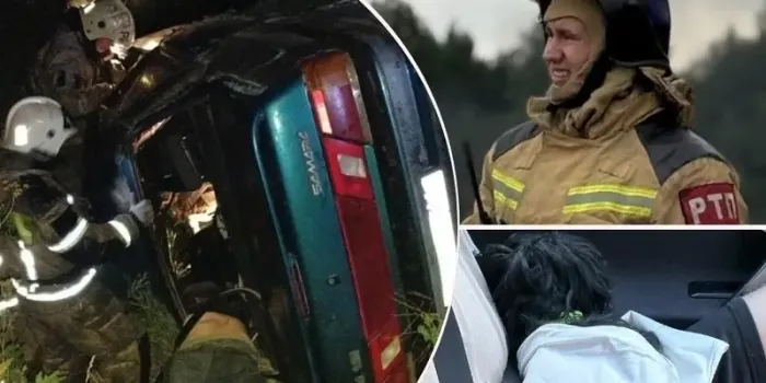 Пожарные в Башкирии спасли пострадавшего в ДТП пса