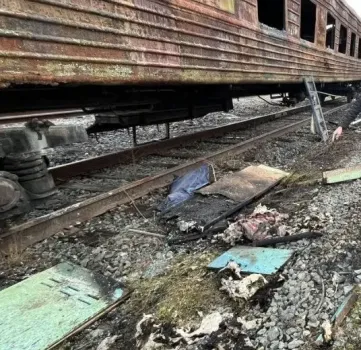 Пожар на железной дороге в Башкирии: подростки сожгли вагон из любопытства