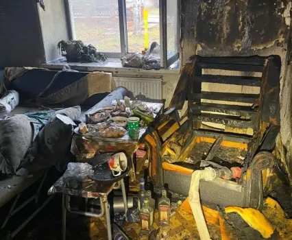 Трагедия в башкирском селе: женщина погибла во время пожара у себя в квартире