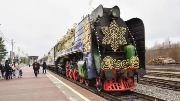 Стало известно, когда поезд Деда Мороза прибудет в Башкирию
