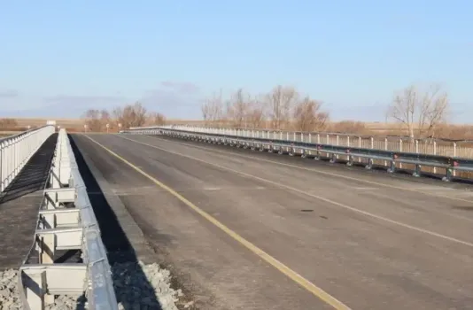 В Хайбуллинском районе Башкирии открыли обновленный мост через Таналык