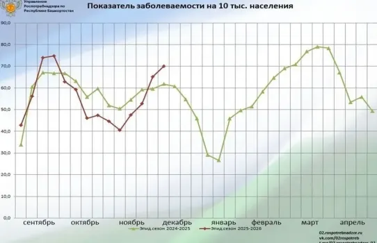 Гонконгский грипп бушует в Башкирии: зафиксирован подъем заболеваемости