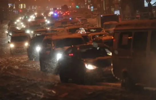 Огромные утренние пробки в Уфе: когда нормализуется ситуация