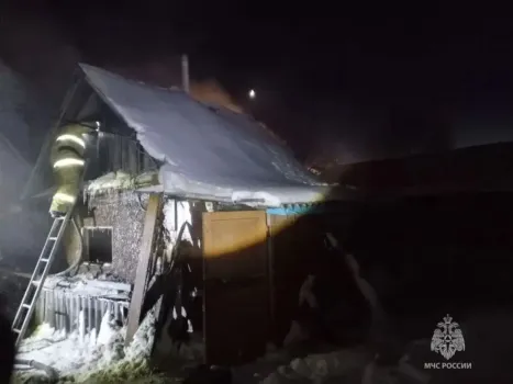 В Башкирии в результате пожара в бане погиб мужчина