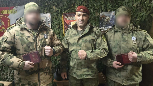 Военнослужащие батальона имени Салавата Юлаева получили медали в зоне СВО