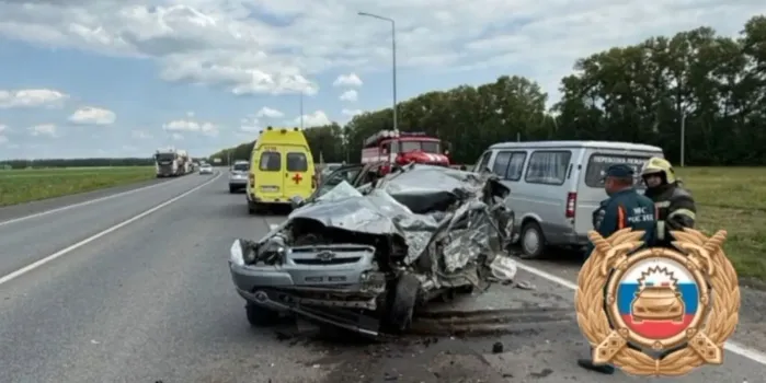 Под Уфой в столкновении грузовика и легковушки погиб 67-летний мужчина