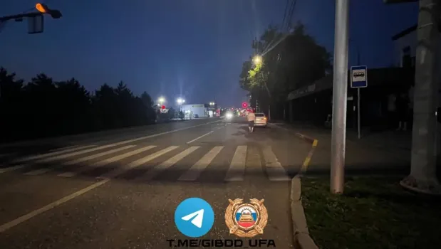 В Уфе водитель сбил 21-летнюю девушку на пешеходном переходе