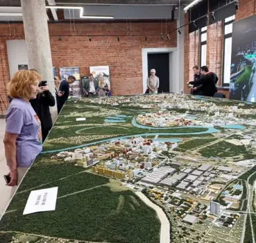 Уфимцам представили копию города в виде 3D-макета