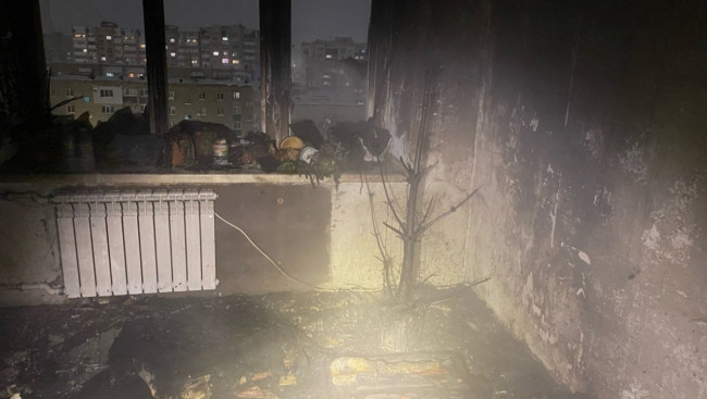 В Стерлитамаке в новогоднюю ночь произошел пожар в квартире, пострадал мужчина