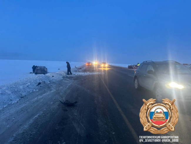 Смертельное ДТП в Уфимском районе: столкновение «Опеля» и БМВ