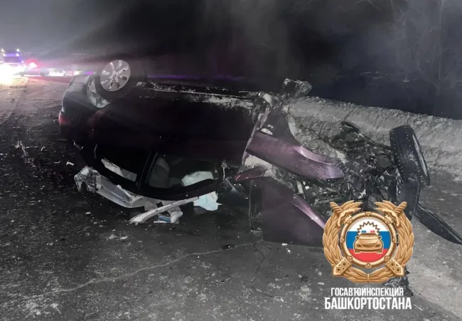 В Благовещенском районе Башкирии в ДТП погибли водитель Hyundai и пострадали трое