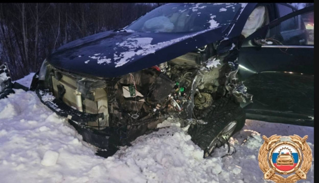 Столкновение автомобилей в Башкирии: двое пострадавших в аварии