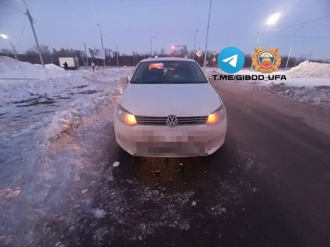 В Уфе водитель наехал на 13-летнего школьника, мальчик получил травмы