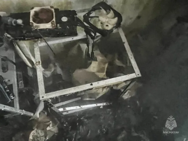 Пожар в Уфе: компьютер стал причиной возгорания в коммунальной квартире