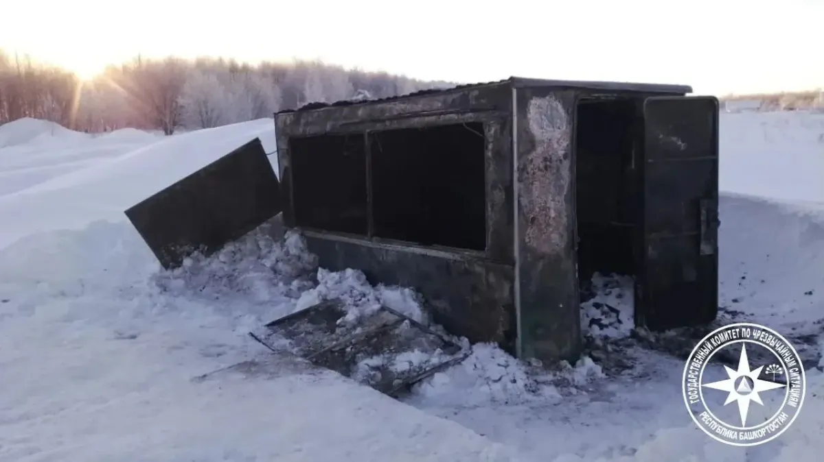 Пожар в вагончике в Благовещенском районе унес жизнь мужчины