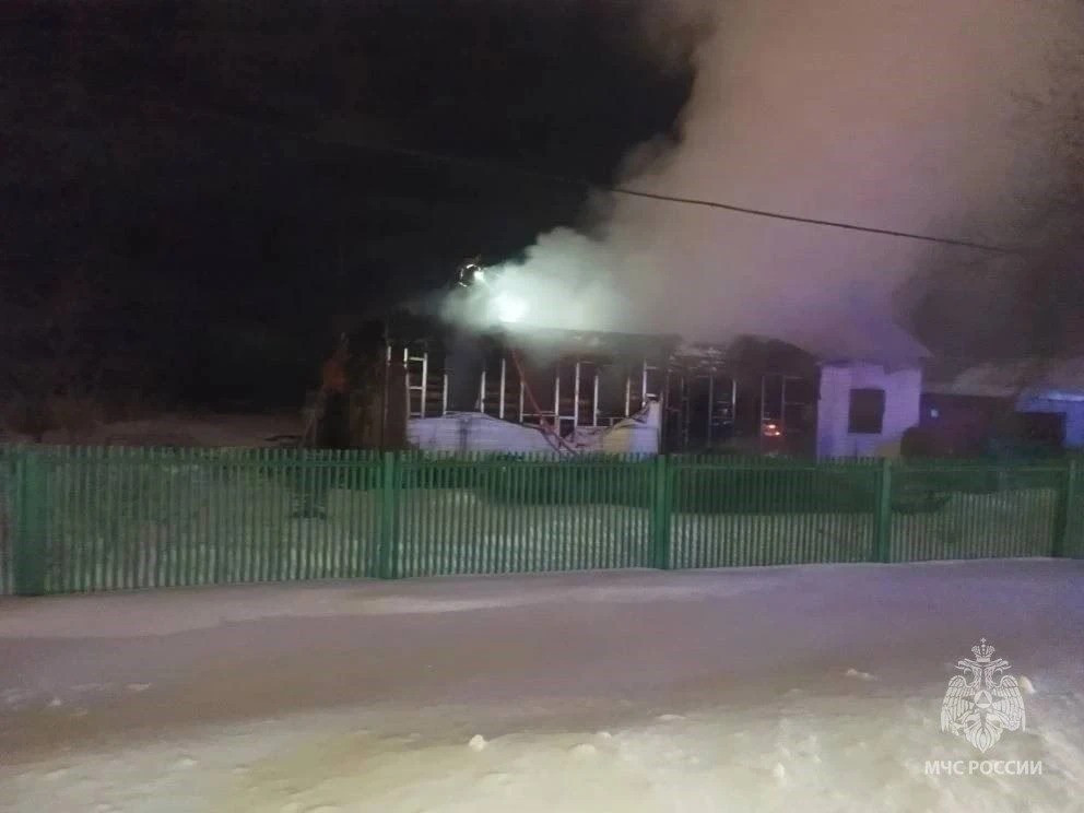 В пожаре в частном доме в Помряскино погиб 89-летний мужчина