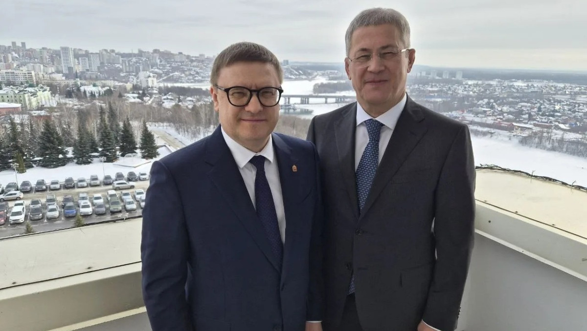 Хабиров и Текслер обсудили сотрудничество между Башкирией и Челябинской областью