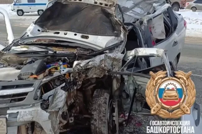 Столкновение легкового автомобиля с грузовиком в Янаульском районе унесло жизнь водителя