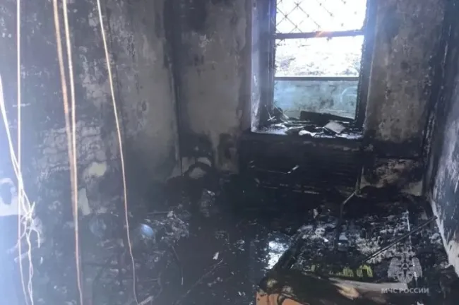Пожар в многоквартирном доме в Уфе унес жизнь женщины