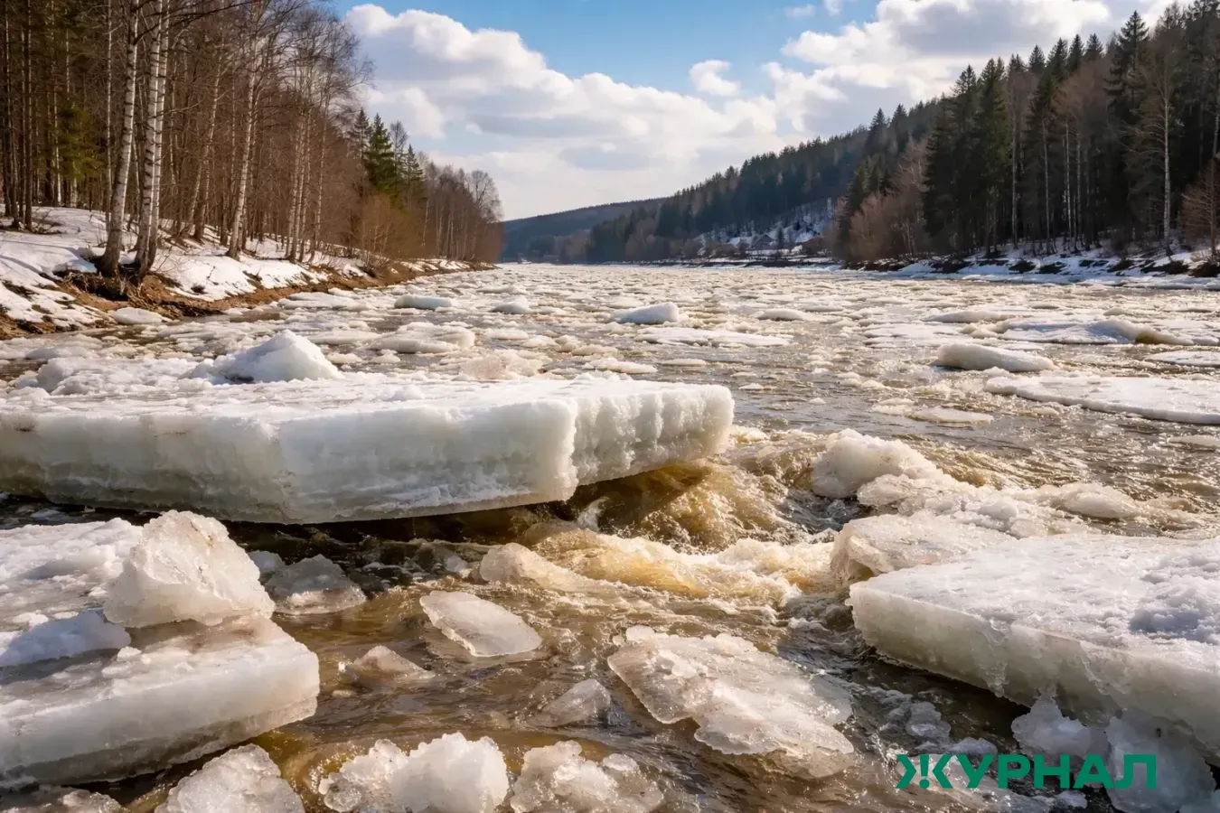 Разрушение ледового покрова в республике приводит к подтоплениям