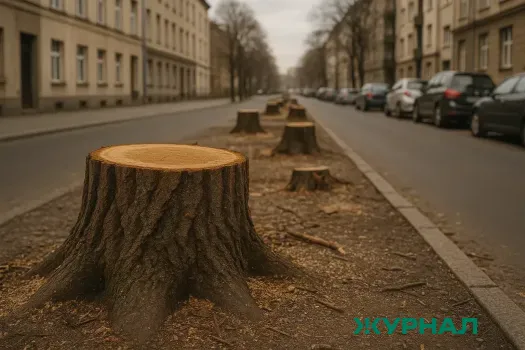 В Уфе спилят деревья из-за угрозы коммунальных аварий