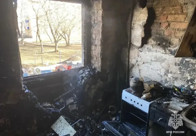 Пожар в квартире в Салавате: госпитализирован подросток