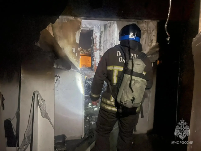 Пожар в жилом доме на улице Менделеева: 18 человек спасены