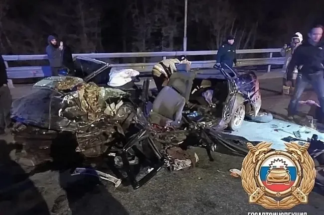 ДТП с четырьмя автомобилями под Уфой: пострадали пять человек