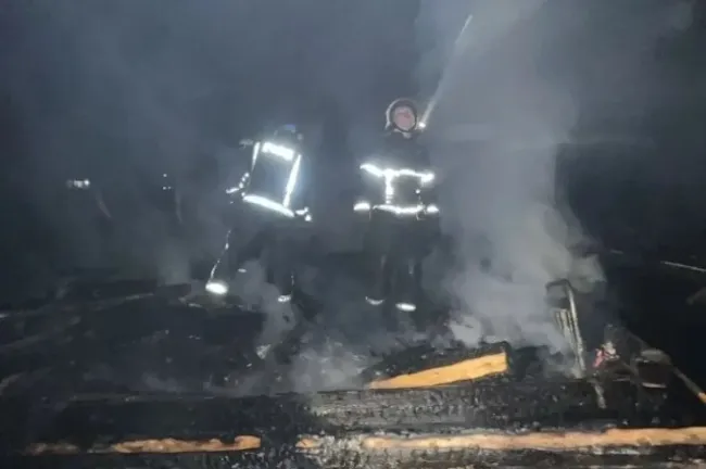 Пожар в садовом товариществе Уфы: пострадал мужчина