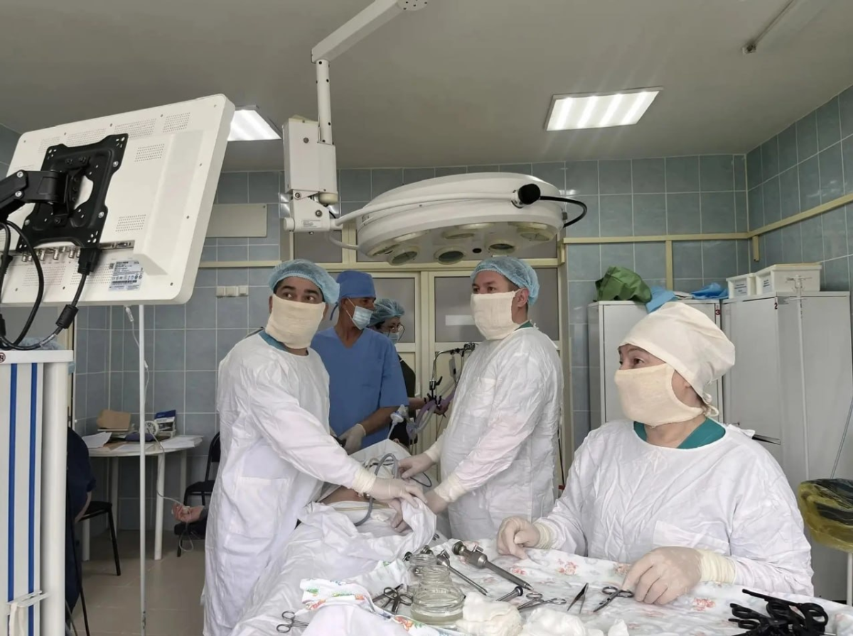 В Кармаскалинской больнице успешно применён лапароскопический метод лечения грыжи