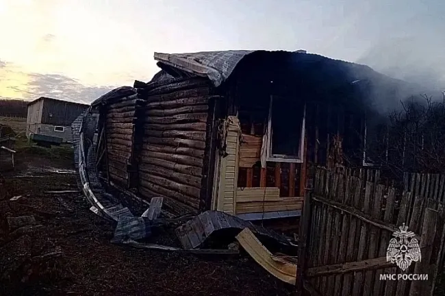 Пожар в частном доме в Башкирии: пострадали отец и сын