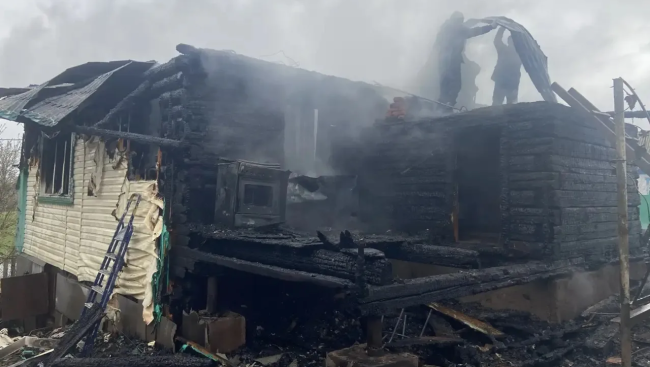 В Башкирии в результате пожара погибли мать и сын