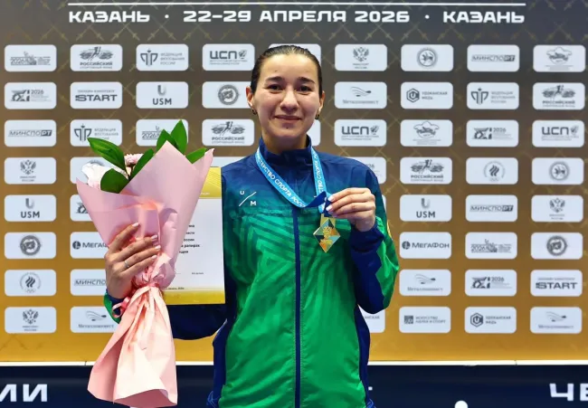 Уфимка Аделина Загидуллина стала чемпионкой России по фехтованию в Казани