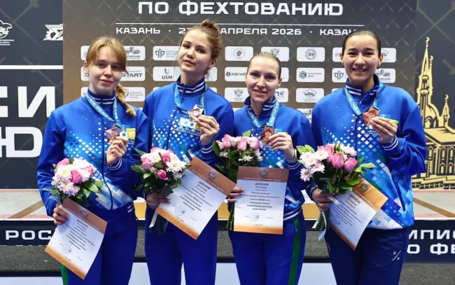 Башкирские фехтовальщики завоевали бронзу на чемпионате в Казани