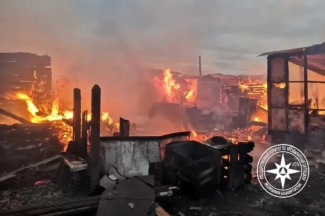 Пожар в деревне Сайгафар унес жизнь 71-летнего мужчины