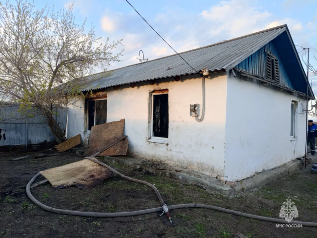 Пожар в селе Степное Башкирии: пострадали мужчина и трёхлетний ребёнок