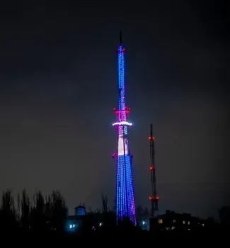 Уфимскую телебашню на День Победы украсит яркая подсветка