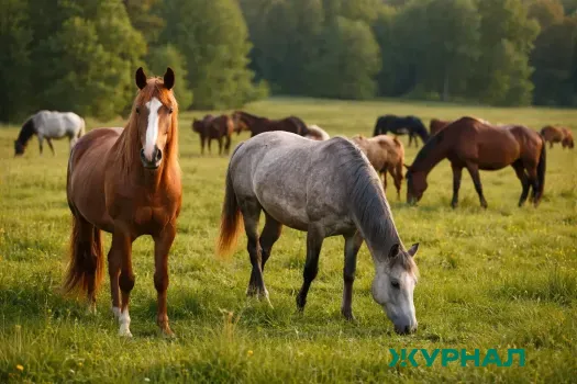 В Уфе лошадь укусила девушку за шею в конюшне