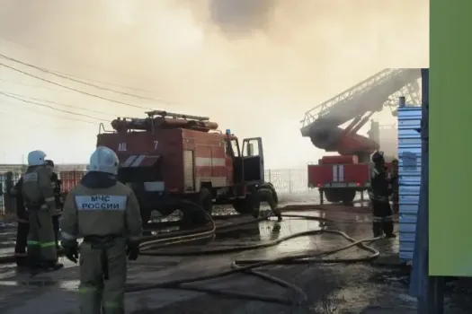 Пожар в Уфе: женщина госпитализирована